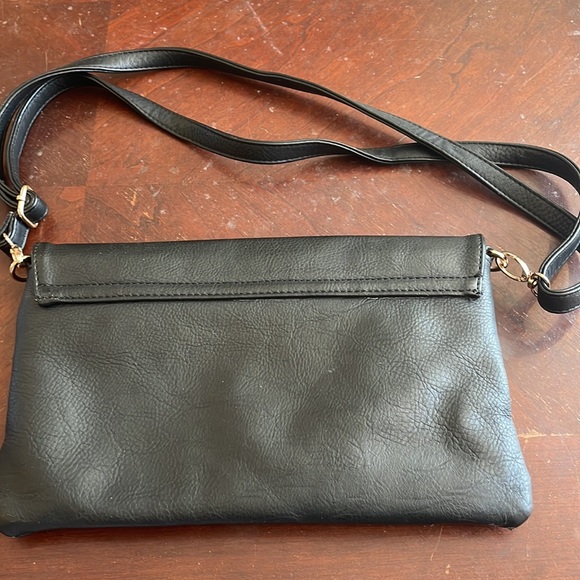 Vintage leather purse with removable adjustable strap - Picture 3 of 9